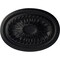 Ekena Millwork Saverne Ceiling Medallion, Hand-Painted Steel Gray, 18 1/2"W x 13 1/2"H x 1 7/8"P CM18SASGS - alternate 1